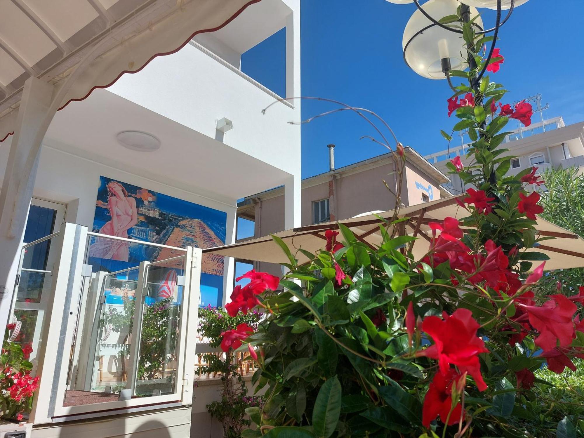Hotel Driade sul mare Rimini Exterior foto